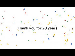 Thank you for 20 years | Google
