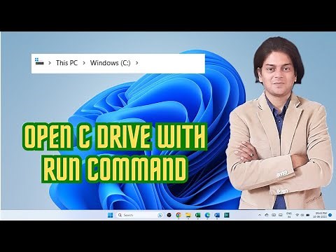 How to open C drive using run command?