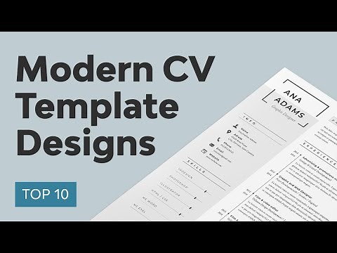 10 Best Modern Resume Template Designs