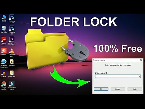 How can I password protect a folder in Windows 10?