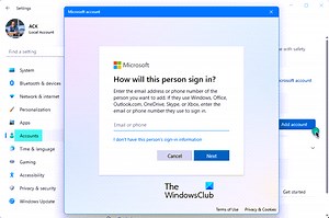 How to create a new User Account or Profile in Windows 11