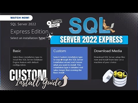 SQL Server 2022 Express Custom Installation on Windows 11 | Step-by-Step Tutorial