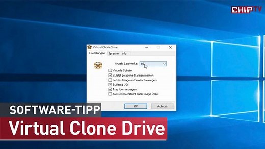 Mit Virtual Clone Drive ISO-Dateien öffnen - Software-Tipp