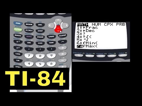 TI-84 Calculator - 10 - Calculating Derivatives and Integrals