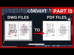 How to convert DWG to PDF in AutoCAD(Step by Step Guide for beginners)