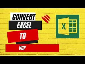 How to Convert Excel to .vcf file Directly | csv to vcf | Excel to vcf converter