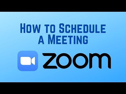 How to Schedule a Zoom Meeting