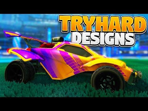 BEST TRYHARD CAR DESIGNS On Rocket League