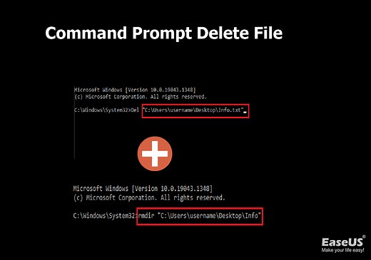 How to Use CMD Delete File/Folder [Windows 11 Applicable]