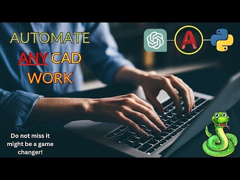 Automate Any CAD drawing using Python x ChatGPT