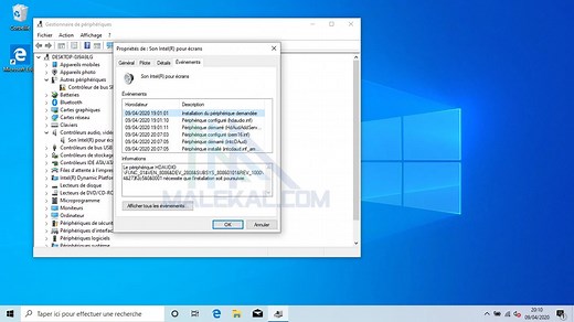 Le périphérique nécessite que l'installation soit poursuivie