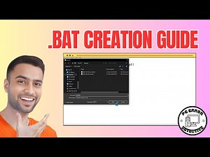 How to Create a Batch (.bat) File in Windows | Simplify Your Tasks