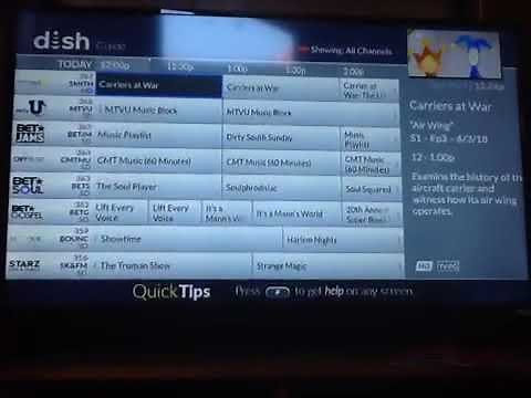 Dish Network Channel Guide September 29, 2019