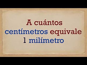 How many centimeters is 1 millimeter?