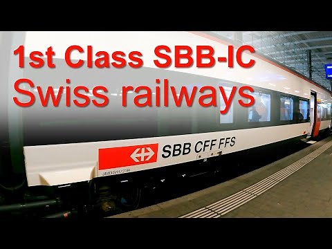 1st Class SBB-IC - Swiss railways
