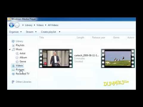 How to Use Windows Media Player 12's Libraries For Dummies