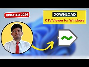 CSV Viewer FREE for Windows (2026) | Open & Edit CSV Files Easily on PC