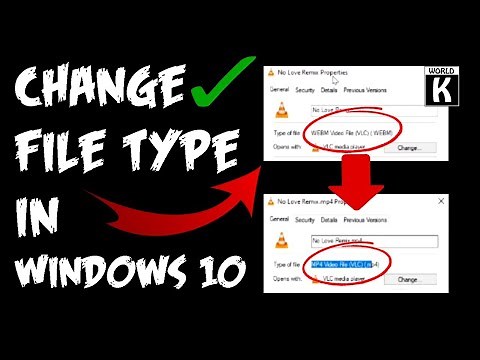 Change File Type on Windows 10 | Change File Extensions | Simple & Working
