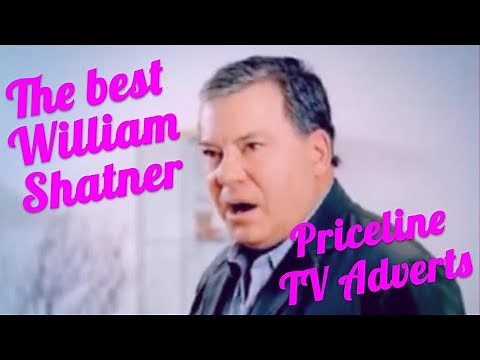 The best Priceline TV adverts featuring William Shatner compilation