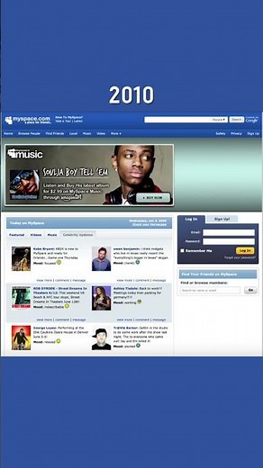 MySpace: Then vs. Now (2003-2023)