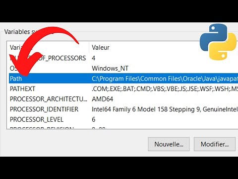 Ajouter le chemin de Python dans votre PATH Windows 10/11