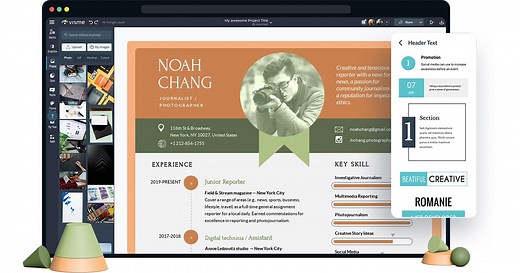Free Resume Maker - Create a Professional Resume | Visme