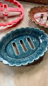 🫧🧼🫧Making simple pressed soap dishes is fast and easy with Dela Design Cutters, GR Pottery Forms and ClayShare classes! 🙏🏻A huge thank you to Debi and her team at deladesigngifts.com for being the June ClayShare sponsor. You can still save 15% off of her products today with the code: JUNECLAYSHARE Premium members of ClayShare save 20% with their code on clayshareprime.com | Clayshare