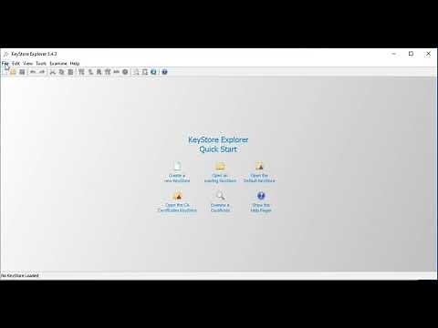 How to open JKS file