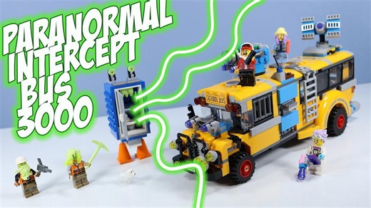 Lego Hidden Side Paranormal Intercept Bus 3000 Speed Build Review