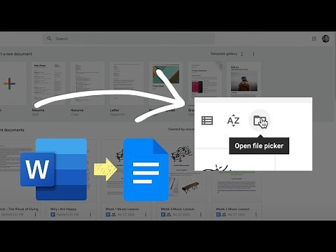How to Open a Microsoft Word DOCX in Google Docs