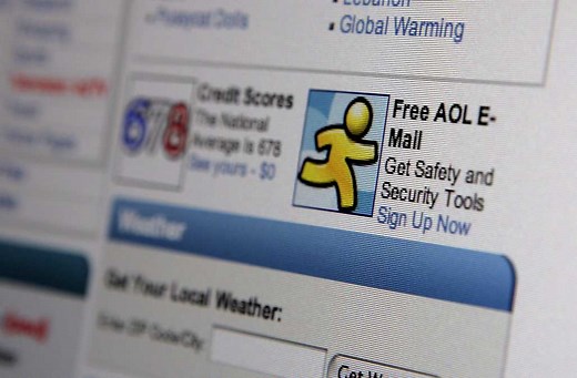 A look back at AOL's website through the years