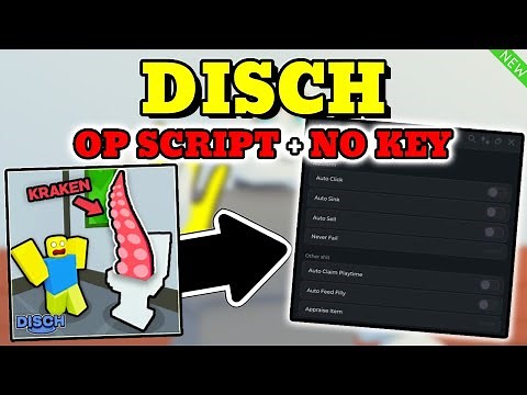 *NEW* Disch OP SCRIPT (AUTOFARM, AUTO SELL & MORE) PASTEBIN