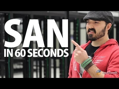 Storage Area Network (SAN) Storage Explained in 60 Seconds