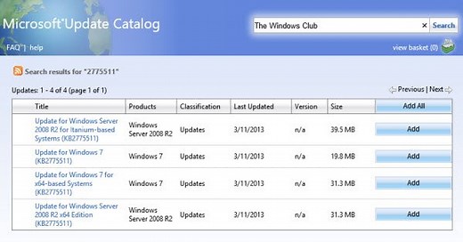 Microsoft Update Catalog: Download, Save and Install Windows Updates offline
