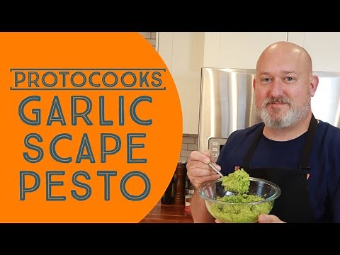 How to make Garlic Scape Pesto~With Chef Frank