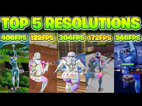 The BEST 5 Stretched Resolutions in Fortnite OG Season! (HUGE FPS BOOST)