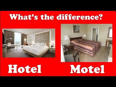 Hotel vs Motel Difference | What is a Motel