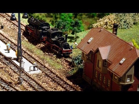 Modellbahn Spur N - Gleisplan, Aufbau & fertige Anlage - 1/160 Miniatur Modelleisenbahn