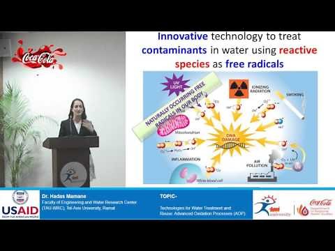 Advanced Oxidation Processes (AOP): Technologies for Water Treatment and Reuse- Dr. Hadas Mamane