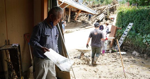迫る土砂　はだしで長女抱き…　間一髪で助かった住民が語る恐怖