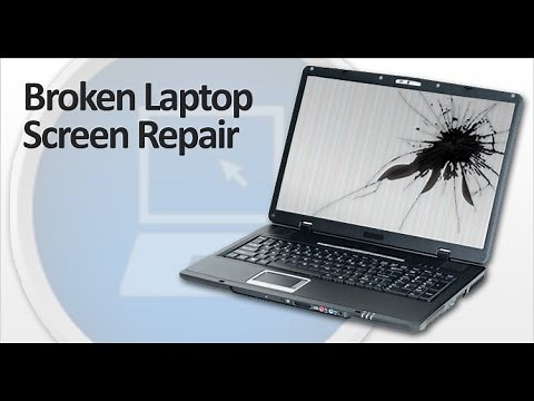 How to replace a laptop cracked screen in under 10 Minutes