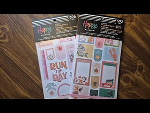 Color Coordinate & Whimsical Seasons Sticker Books from Happy Planner - Flip-throughs & Reviews