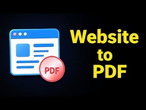 How To Convert Website To PDF