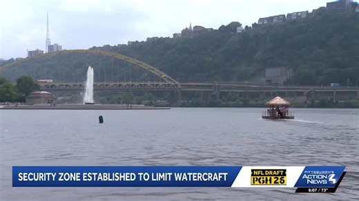 NFL Draft security zone will clear boats from sections of Pittsburgh rivers