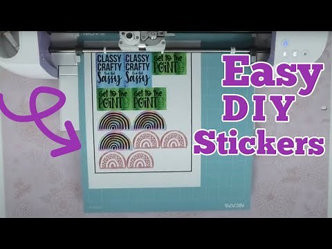 How to Make Stickers in Cricut Design Space | Print Then Cut Stickers