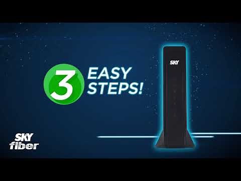 SKY Fiber Modem Installation