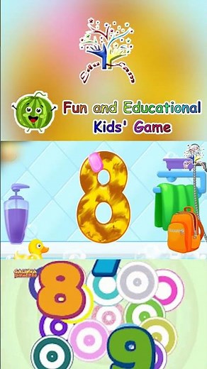 Number 8 | Learn About Number Eight | Kids Cartoon | Fun Learning | Kids Nursery Rhymes | EduFam ~