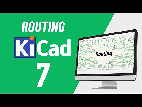 #10 How To Do PCB Routing In KiCad 7.0 with Basic PCB Design Rules | #PCBCupid