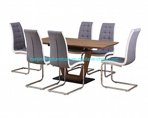 [Hot Item] Hot Sale Wooden Dining Furniture Extendable Dining Table and Chair Set