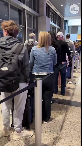 Video shows massive security lines at Austin airport